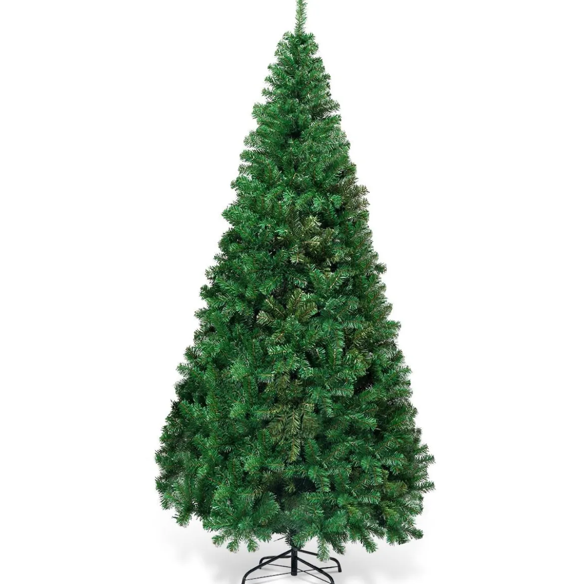 Weihnachtsbaum Künstlicher Tannenbaum Christbaum mit Metallständer 150-240 cm Grün
