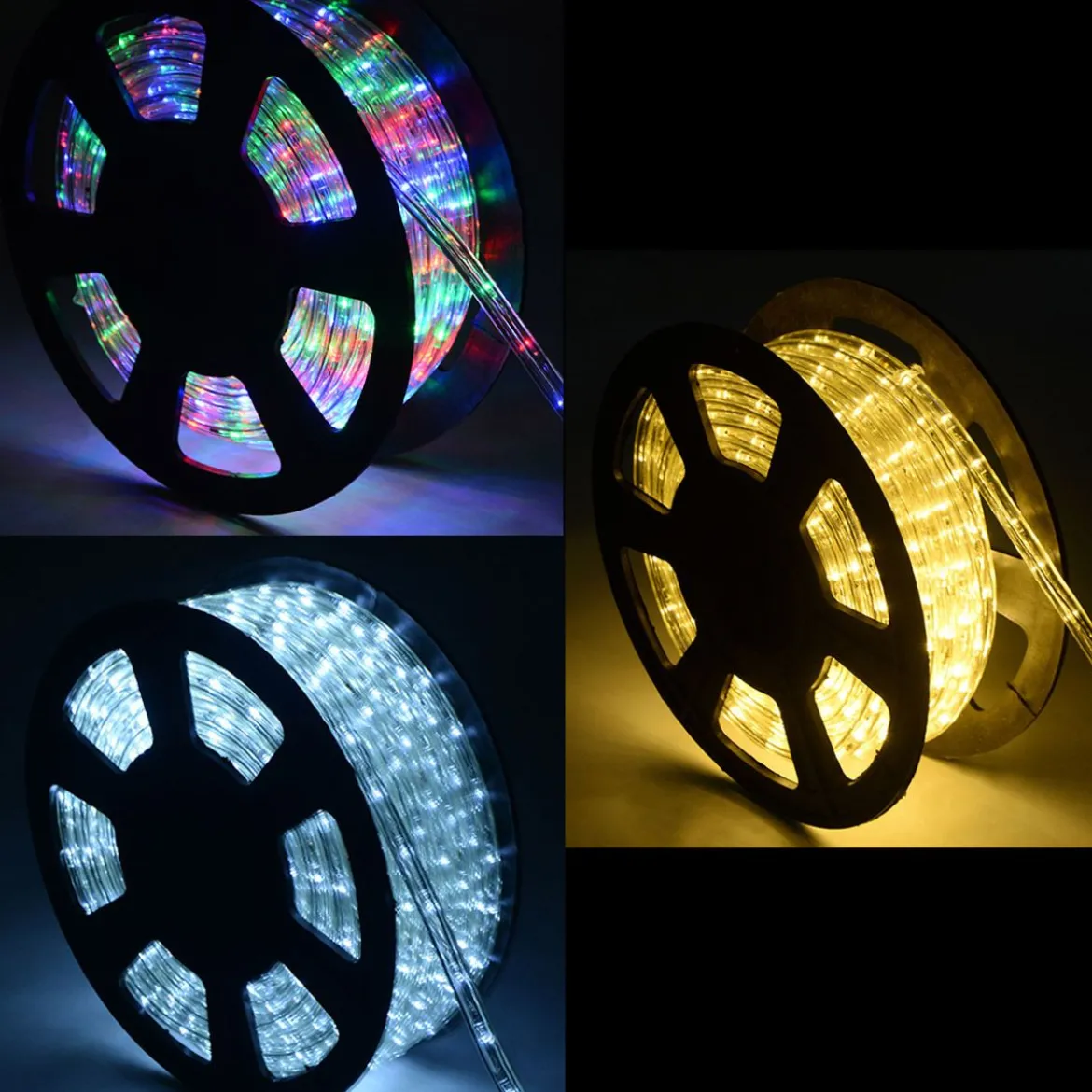 Weihnachtsbeleuchtung 20 M Lichterschlauch Lichterkette für Außen und Innen mit 720 LEDs
