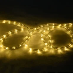 Weihnachtsbeleuchtung 10 M Lichterschlauch Lichterkette für Außen und Innen mit 360 LEDs