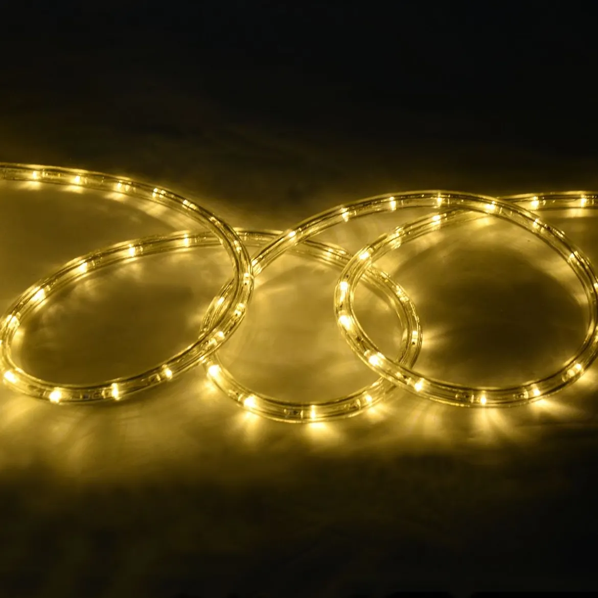 Weihnachtsbeleuchtung 10 M Lichterschlauch Lichterkette für Außen und Innen mit 360 LEDs
