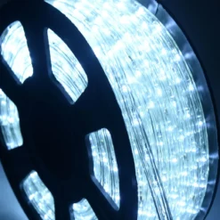 Weihnachtsbeleuchtung 10 M Lichterschlauch Lichterkette für Außen und Innen mit 360 LEDs