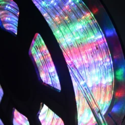 Weihnachtsbeleuchtung 10 M Lichterschlauch Lichterkette für Außen und Innen mit 360 LEDs