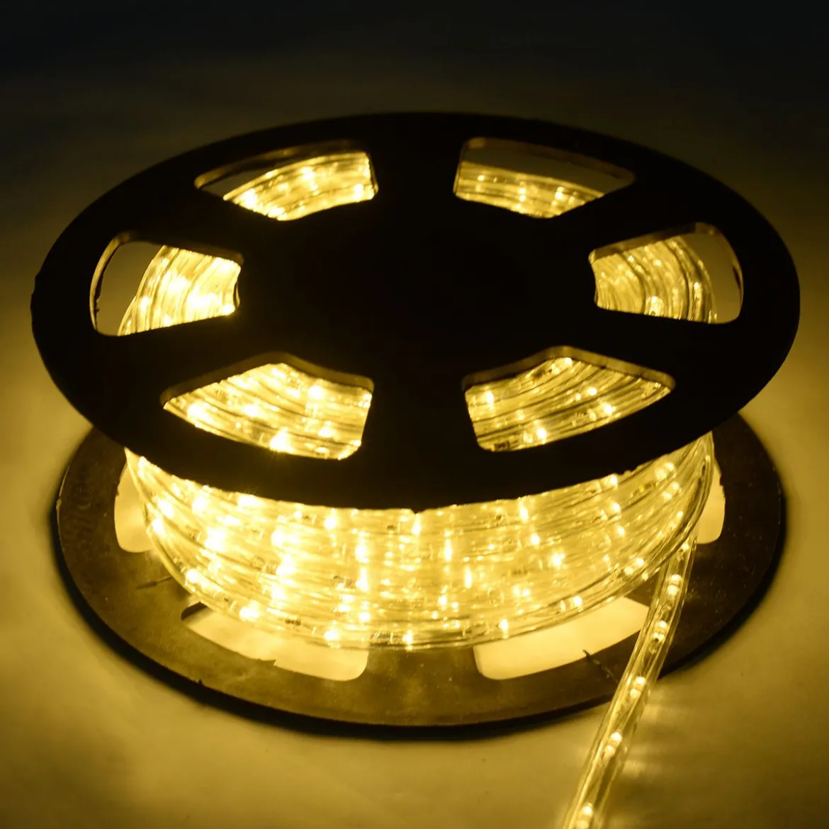 Weihnachtsbeleuchtung 10 M Lichterschlauch Lichterkette für Außen und Innen mit 360 LEDs