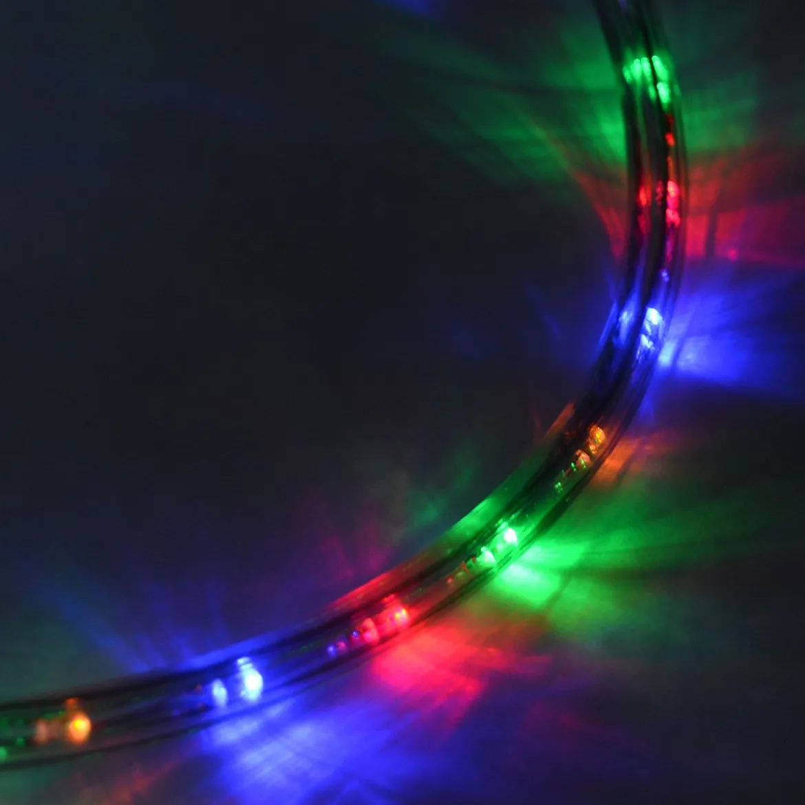 Weihnachtsbeleuchtung 10 M Lichterschlauch Lichterkette für Außen und Innen mit 360 LEDs