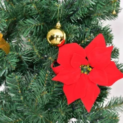 Weihnachtsgirlande Türgirlande Tannengirlande Weihnachtsdeko mit Gestell 274x243cm