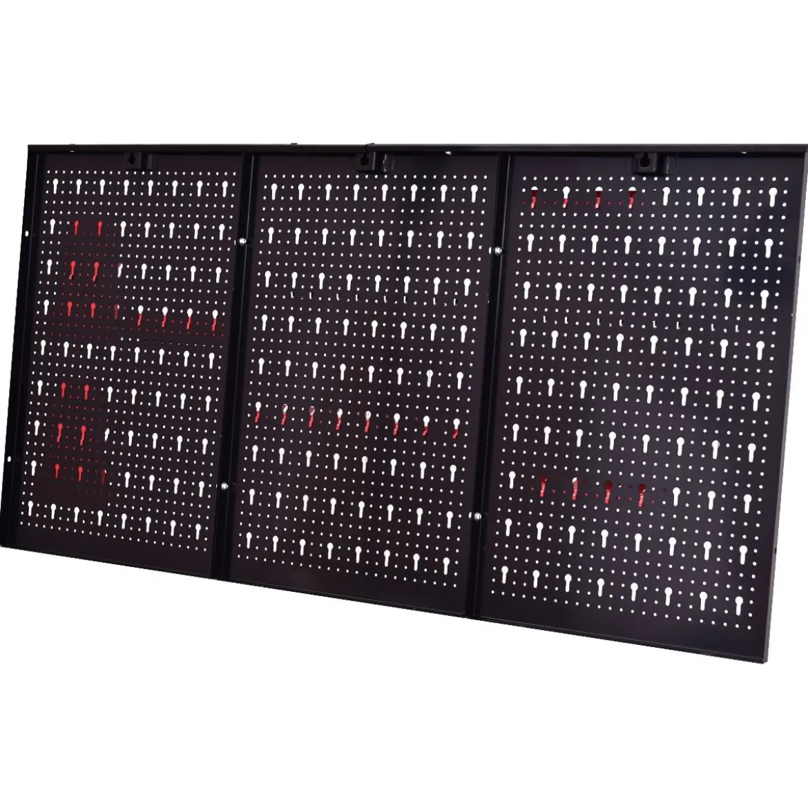 Werkzeugwand Lochwand Werkstattwand mit 17tlg. Werkzeughalter-Set 120x60cm erweiterbar