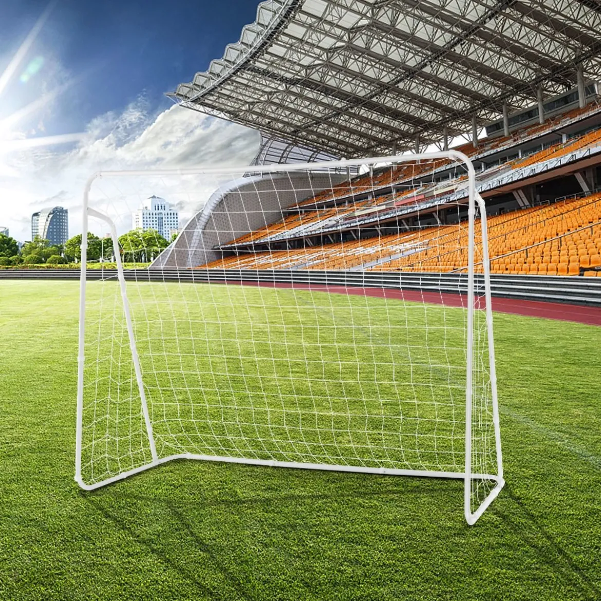 Wetterfester Fußballtor mit Netz & Robustem Rahmen Fussballtor Torwand 215 x 152 x 76 cm