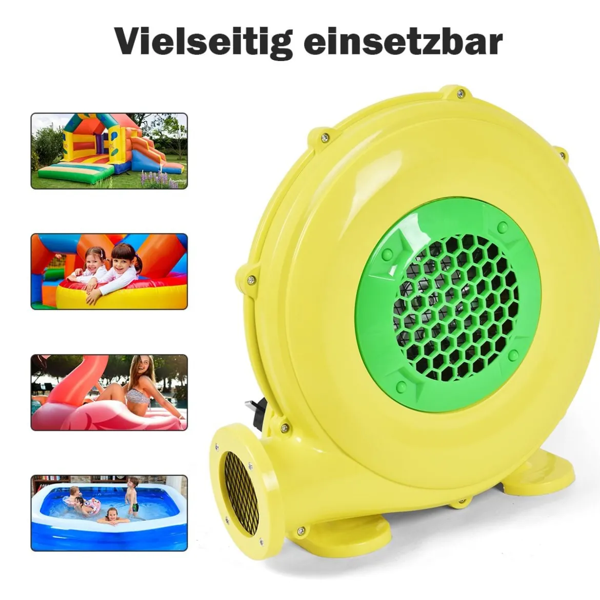 450W Gebläse Elektrischer Ventilator Luftgebläse für aufblasbare Spielzeuge