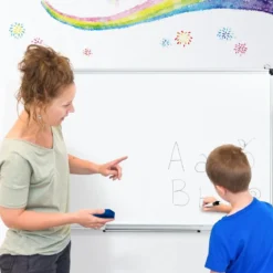 Whiteboard Magnettafel Schreibttafel Wandtafel Memoboard mit Alurahmen 90 x 60 cm