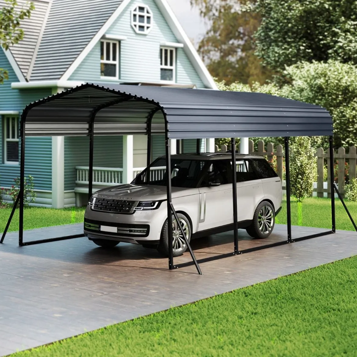 440 x 300 cm Carport Zeltgarage Wasserdichtes Garagezelt Auto Unterstand Lagerzelt Partyzelt
