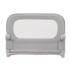 80 x 60 cm Klappbarer Bettgitter mit Abnehmbarem Oxford-Bezug & Gurt Bettschutzgitter Grau