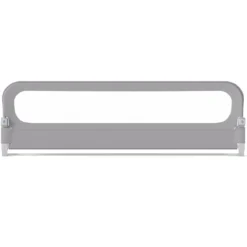 198 x 60 cm Klappbares Bettgitter mit Abnehmbarem Oxford-Bezug Bettschutzgitter Grau