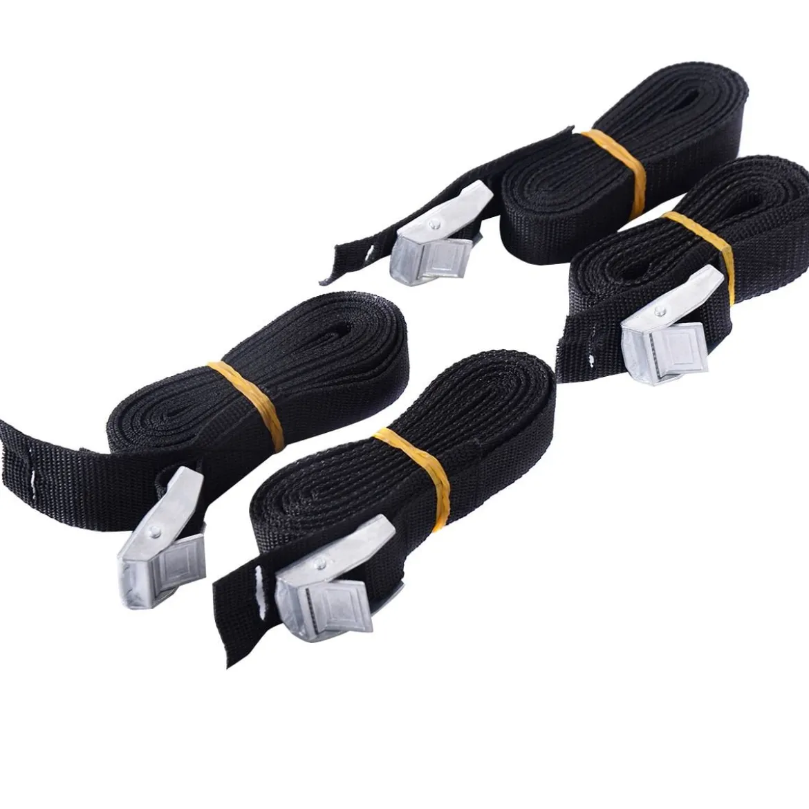 4 x Kajakträger Bootshalter Universal für Autodachträger inkl. 4 Allzweckgurte