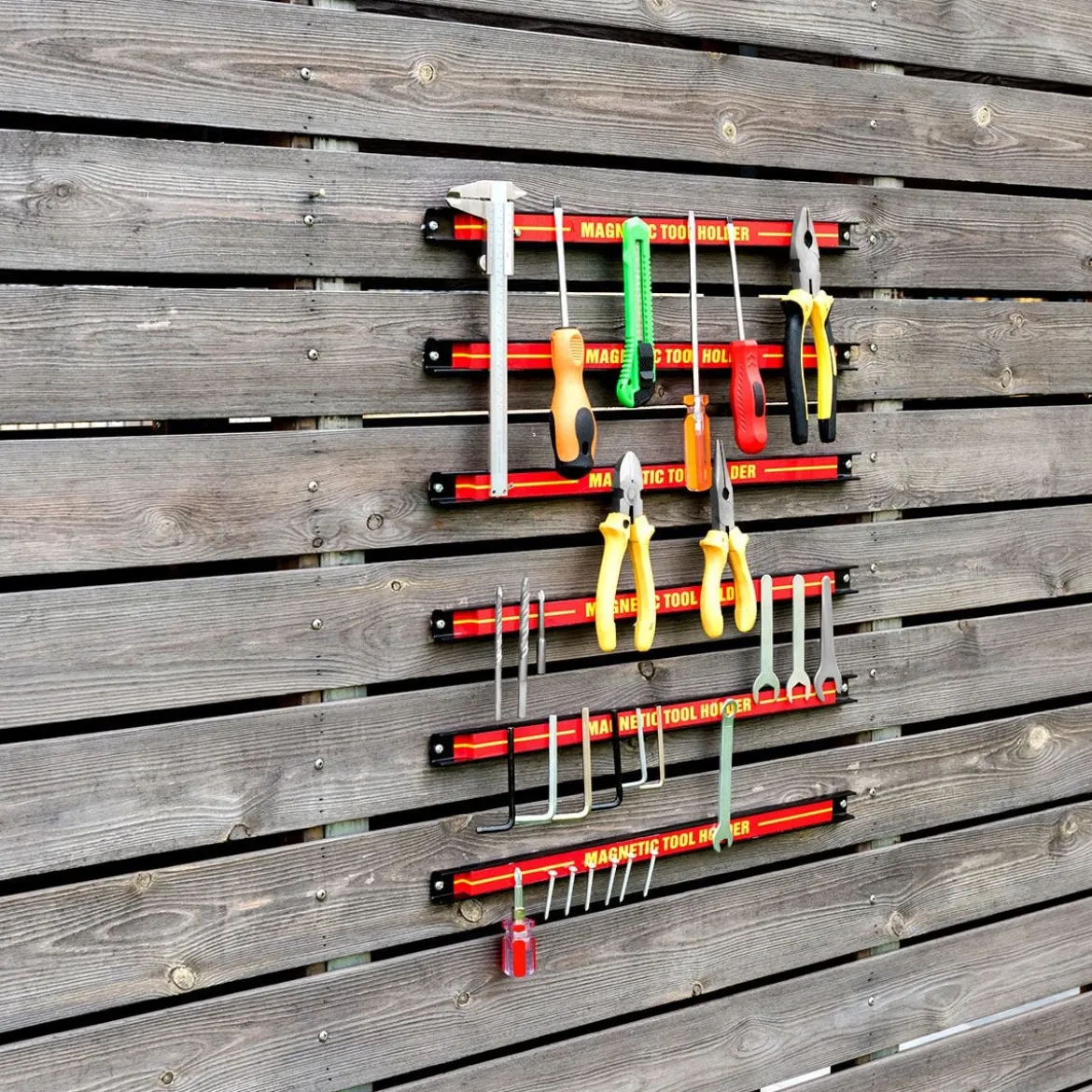 6 x Magnet Werkzeughalter Wand Magnetleiste Set Magnetleiste 46 cm