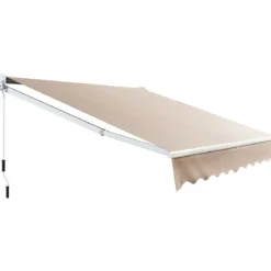 3 x 2,5 m Gelenkarmmarkise Sonnenmarkise Balkonmarkise Terrassenmarkise Klemmmarkise mit UV- und wasserbeständigem Material
